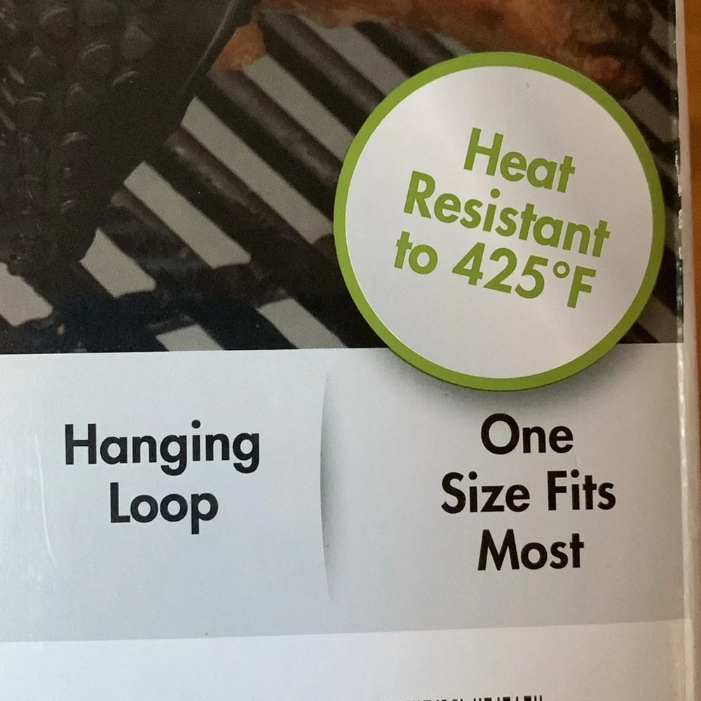 CUISINART NEW Heat Resistant Silicone Grill Gloves 2 Pk No Slip dishwasher safe